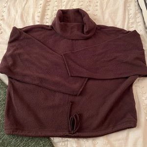 Aerie cowl neck fleece top